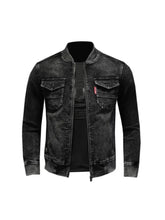 Slim fit Black Denim Jacket